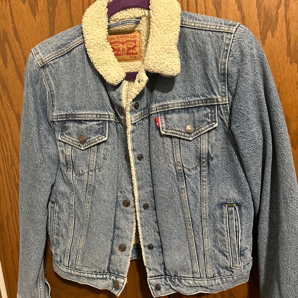 Levi’s Sherpa Lined Denim Jacket M